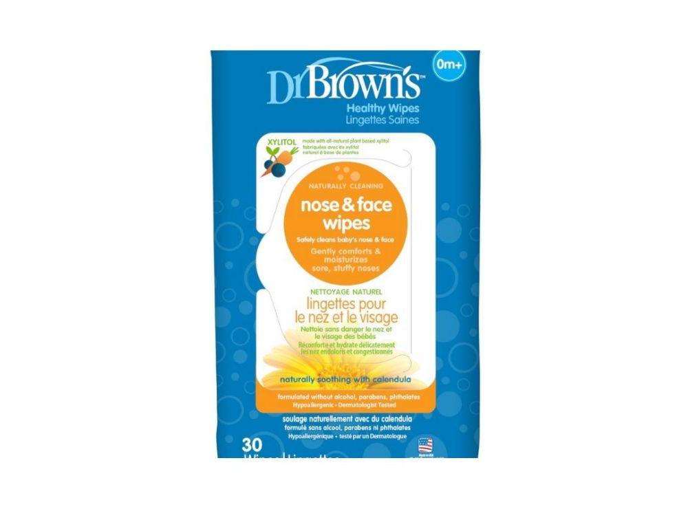 Dr Brown's Nose & Face Wipes