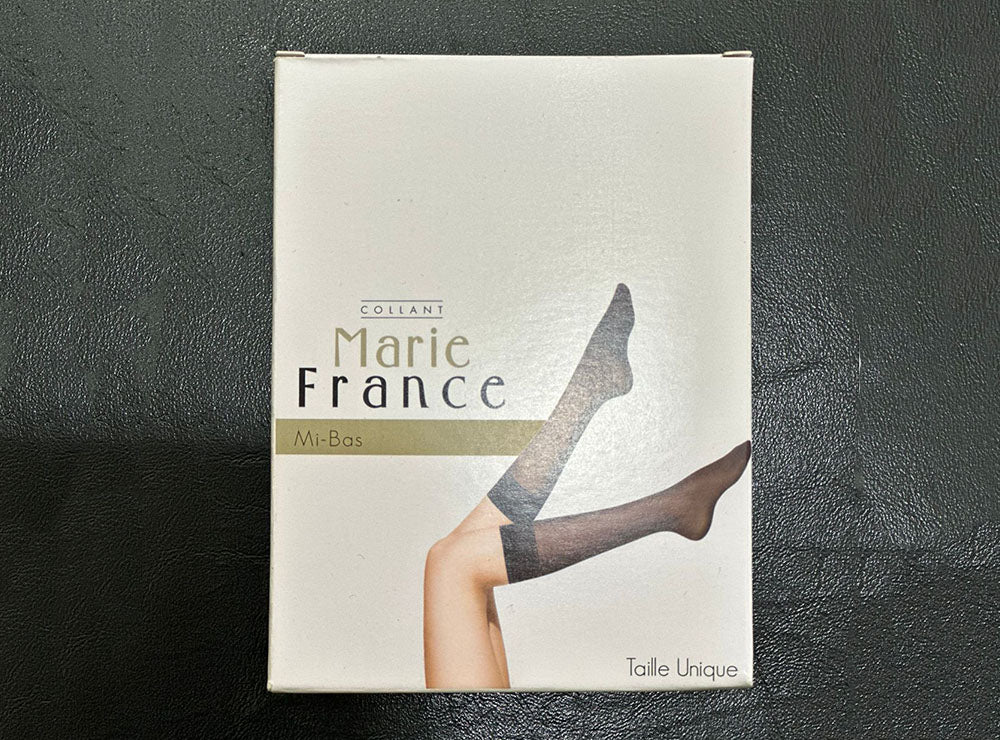 Marie France Mi Bas Gamba 15 Noir Leg Support Set