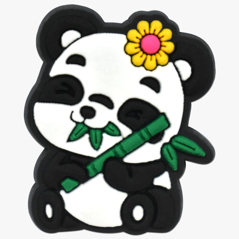 Panda Eating Bamboo Croc Charm for Crocs | Jibbitz