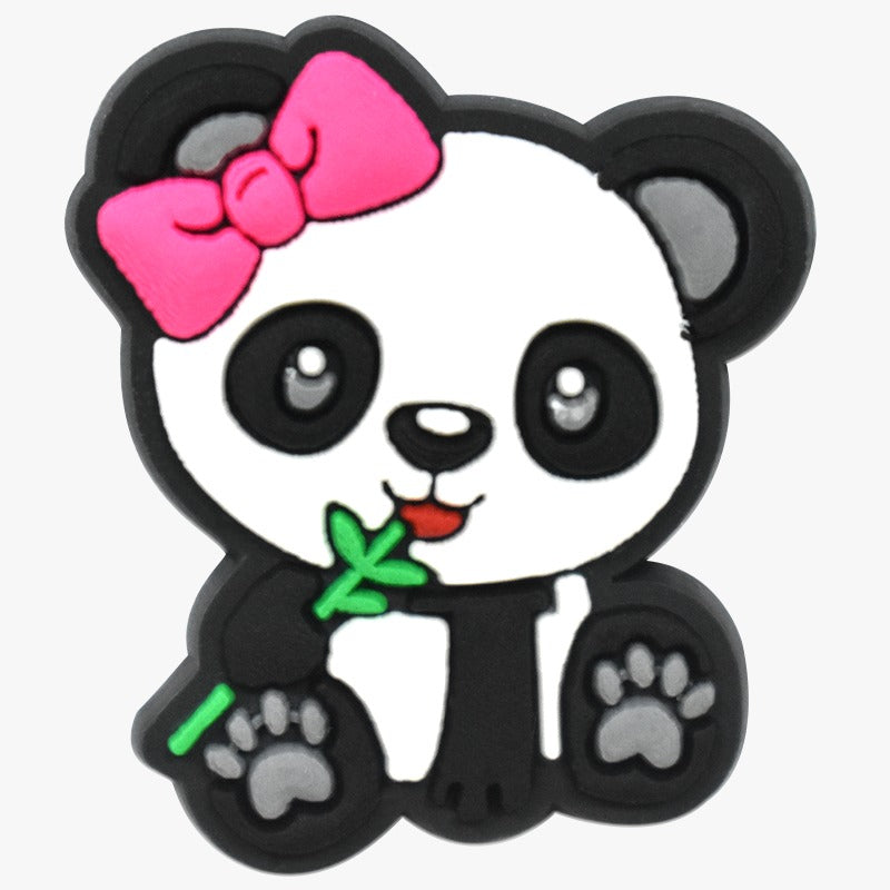 Panda Female with Ribbon Croc Charm for Crocs | Jibbitz