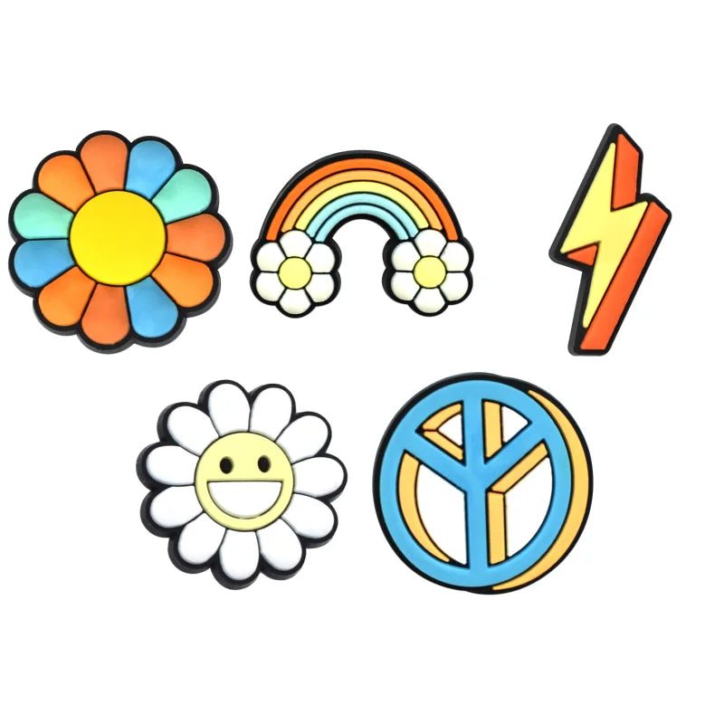 Peace Colorful Croc Charms for Crocs | Jibbitz