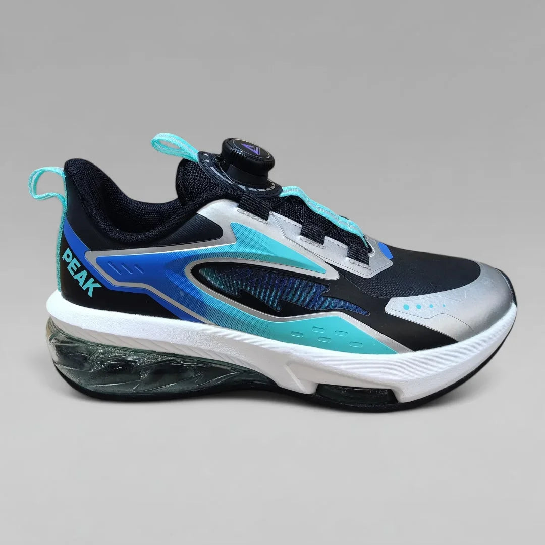 Peak Boys P-Ultralight Running Shoes Black Silver