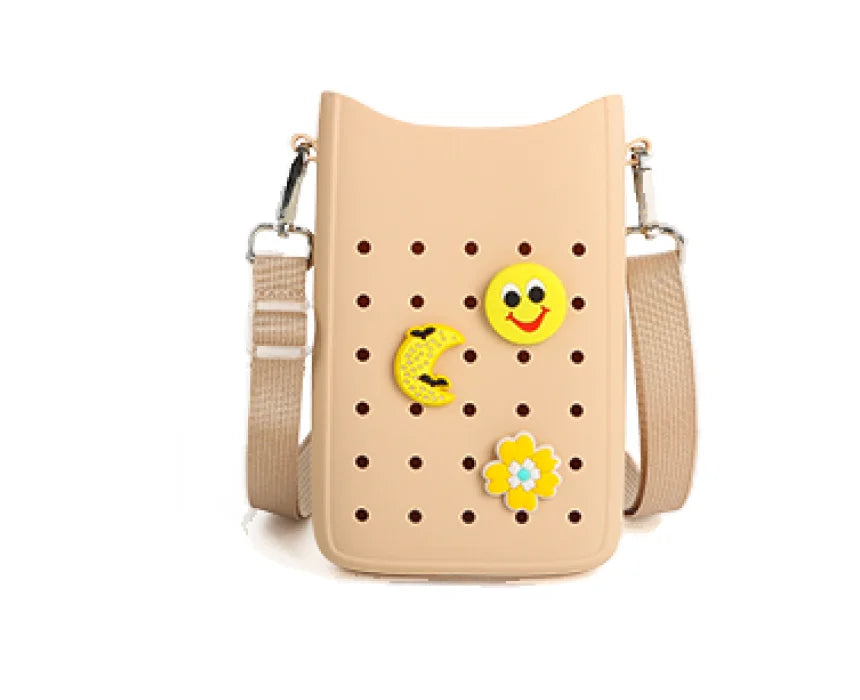 Peanut Crossbody Croc Pin Bag