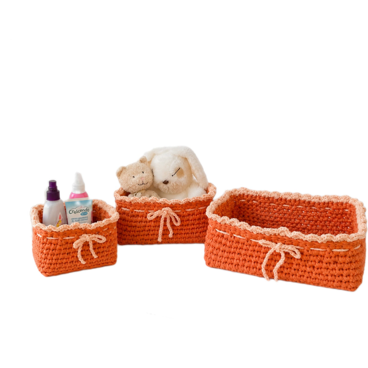 Orange Basket Set