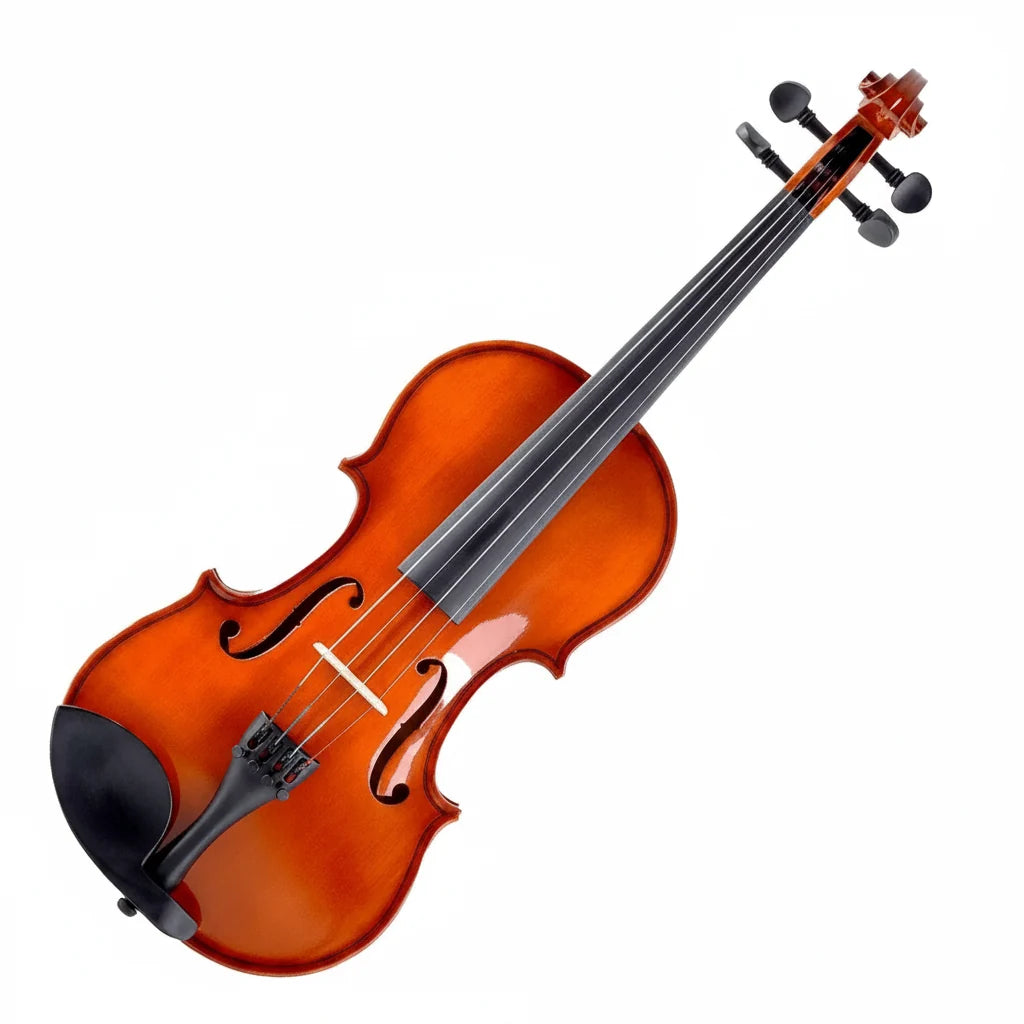 Prince Violin PV8149-44 Natural with Case and Bow Full Size