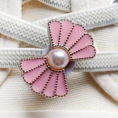 Pink Bow Tie Shoelace Charm
