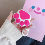 Pink Cat Claw Case for Samsung Galaxy Buds 3 and Buds 3 Pro