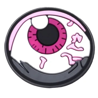 Pink Eyeball Spooky Halloween Jibbitz Croc Charms -  Crocs