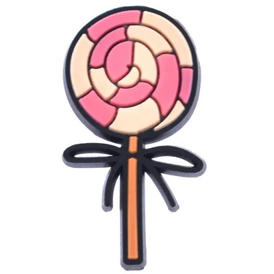 Pink Lollipop Croc Pin for Girls