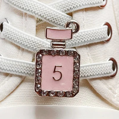 Pink Perfume Shoelace Charm
