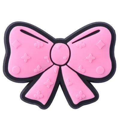 Pink Louis Vuitton Ribbon Croc Pin for Girls