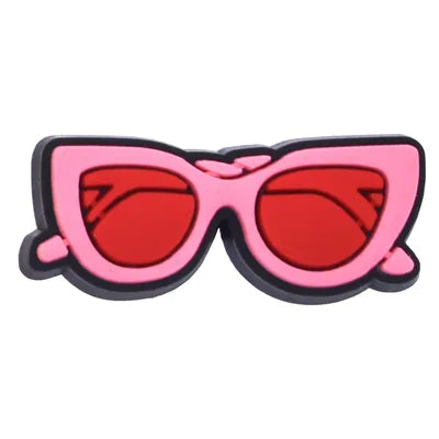 Pink Sunglasses Croc Pin for Girls