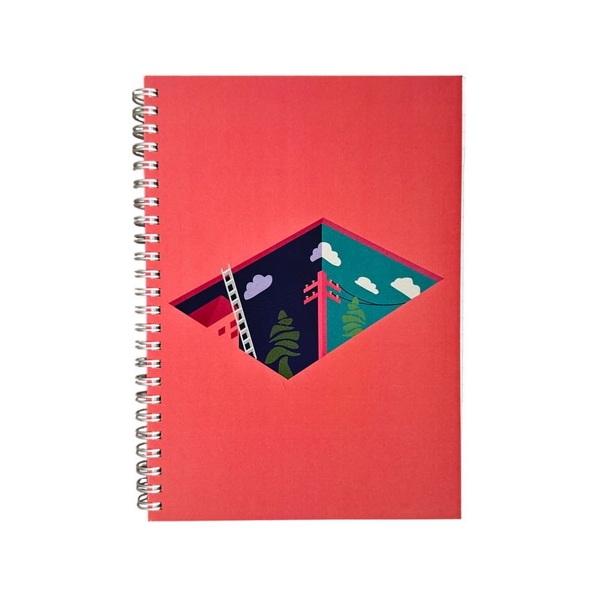 Hardcover Notebook: Going Up...