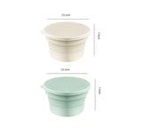 Pizza dough silicone container set of 2 Pieces 13x7.6 cm