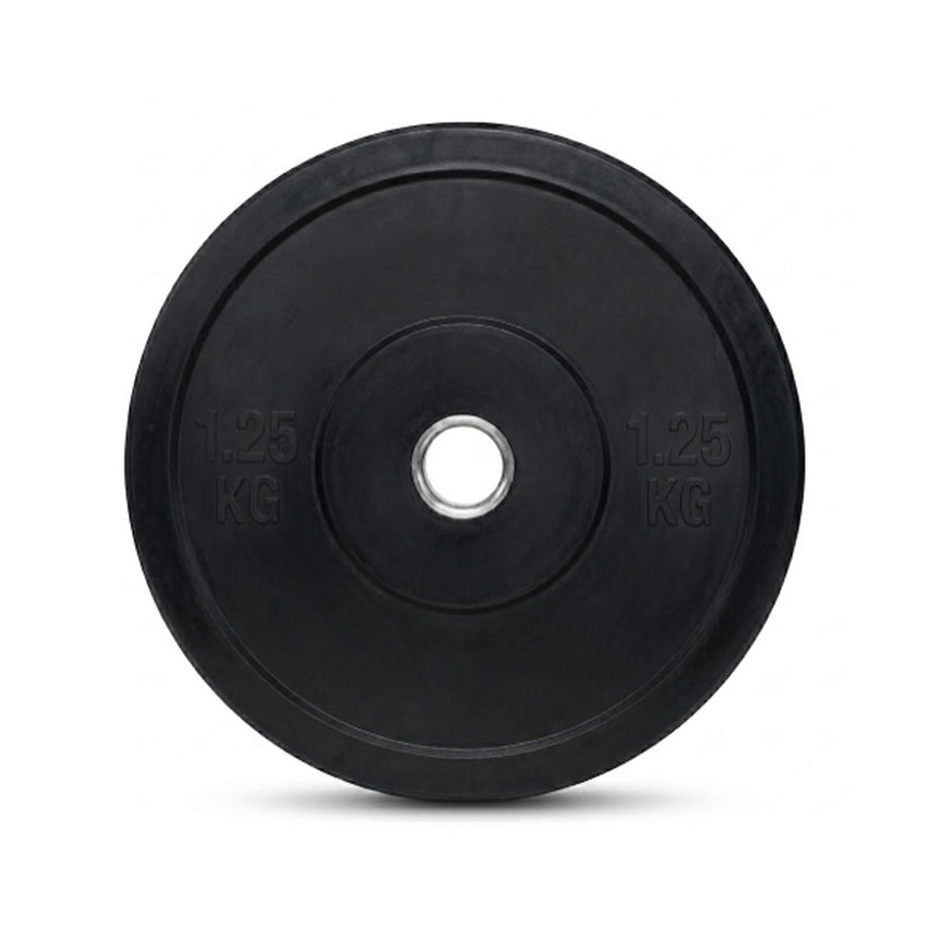 Weight Lifting Plates Black Rubber