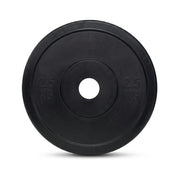 Weight Lifting Plates Black Rubber