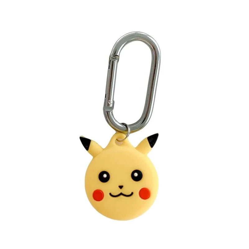 Pokemon Pikachu Silicone Protective Cover For Apple AirTag GPS Case Tracker  Keychain