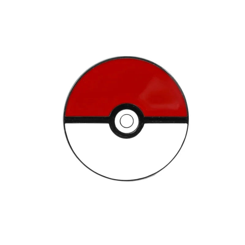 Red and white circle with a black border on a white background