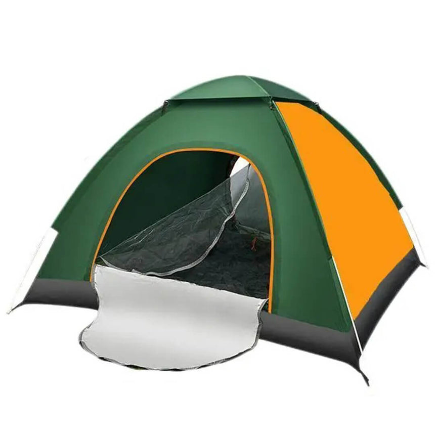 Pop-Up Waterproof Camping Tent 3-4 Persons Orange