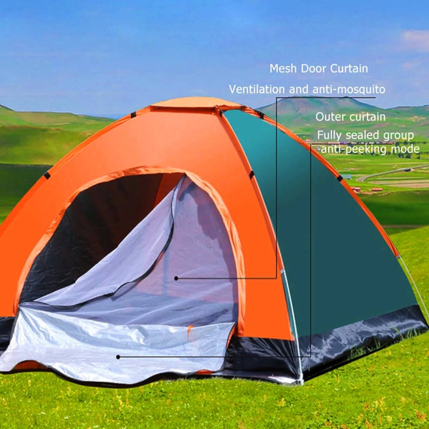 Pop-Up Waterproof Camping Tent 3-4 Persons