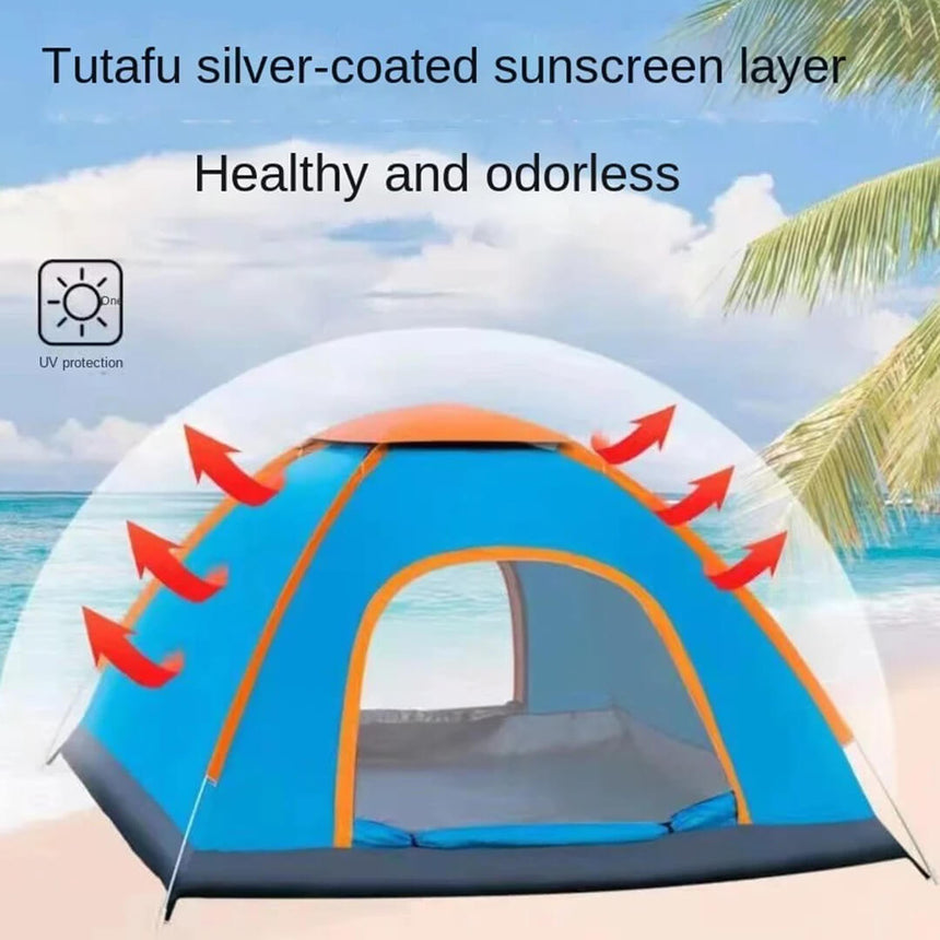 Pop-Up Waterproof Camping Tent 3-4 Persons
