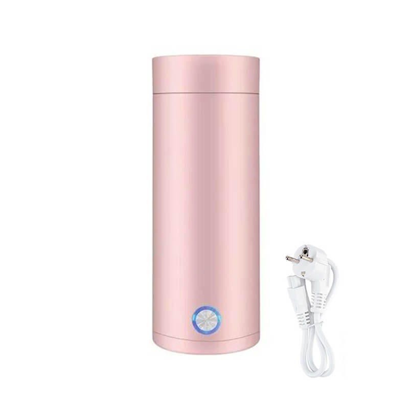 Portable Electric Kettle for Travel & Office Use - 400 ML Pink