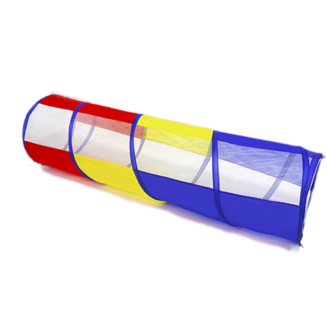 Pop-Up Portable Kids Tunnel with See-Through Mesh Sides