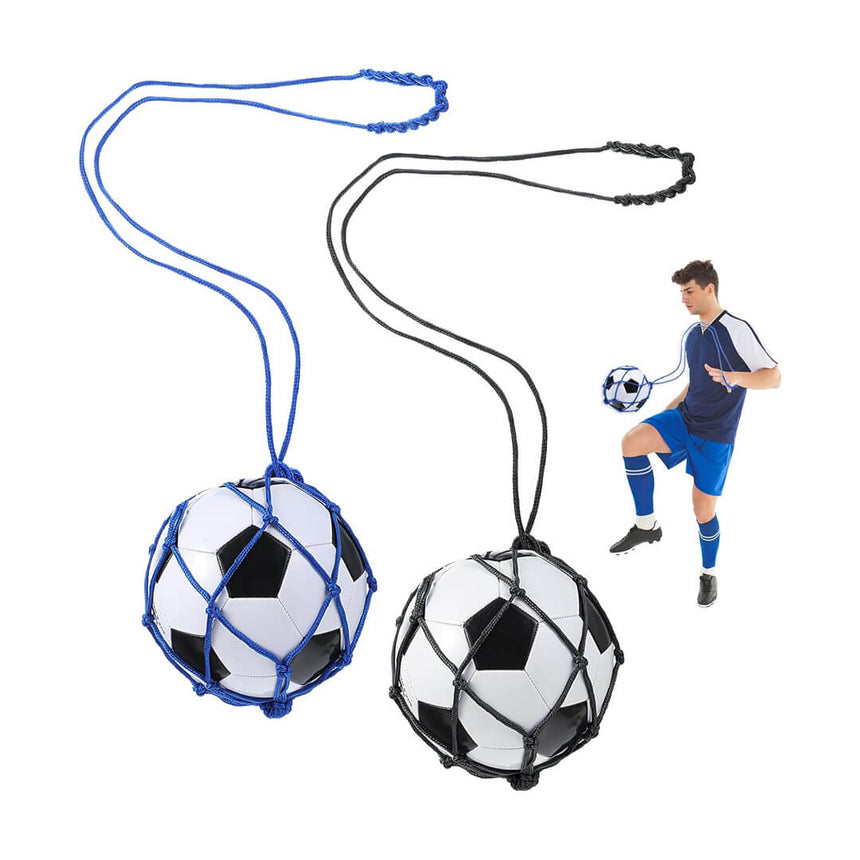 Portable soccer ball holder for controlled practice