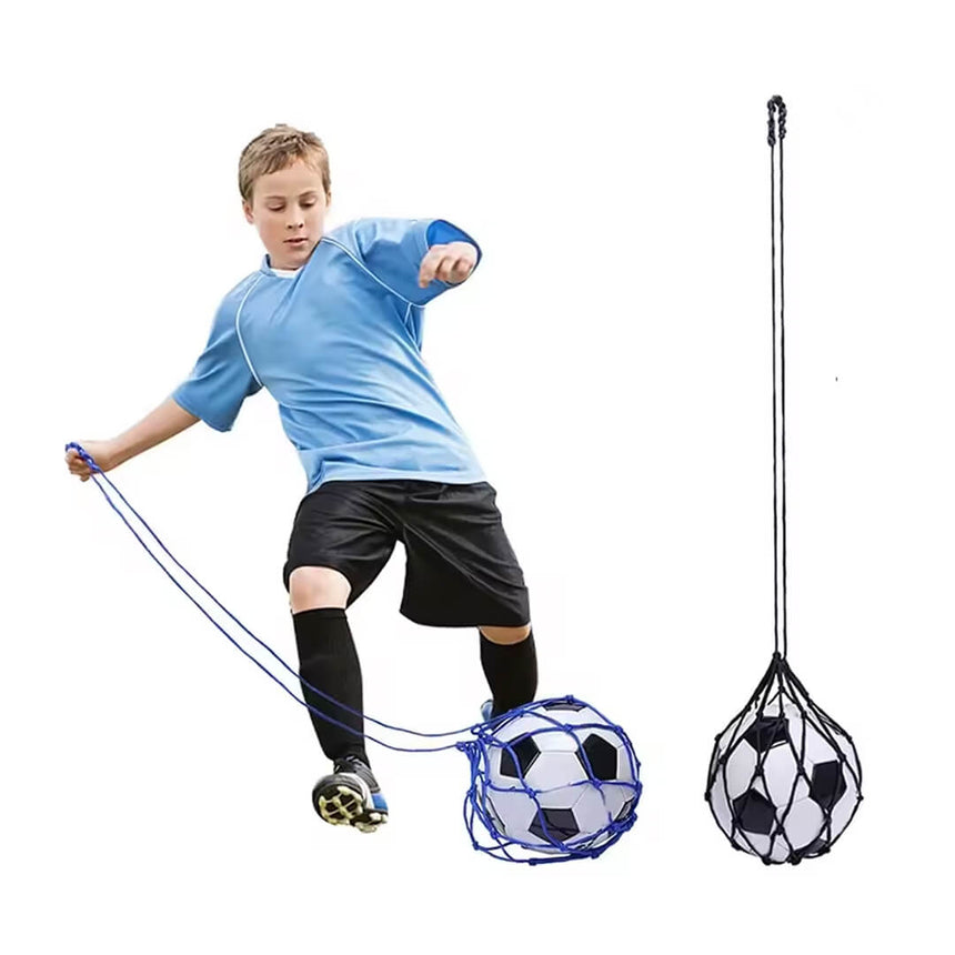 Portable ball holder trainer with long handle