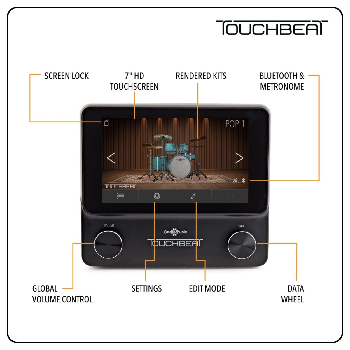 TOUCHBEAT Electronic Drum Kit