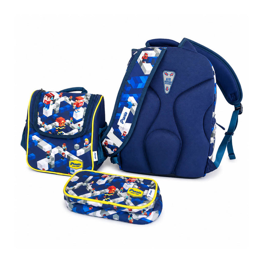 Roblox school backpack with water-resistant polyester & padded back