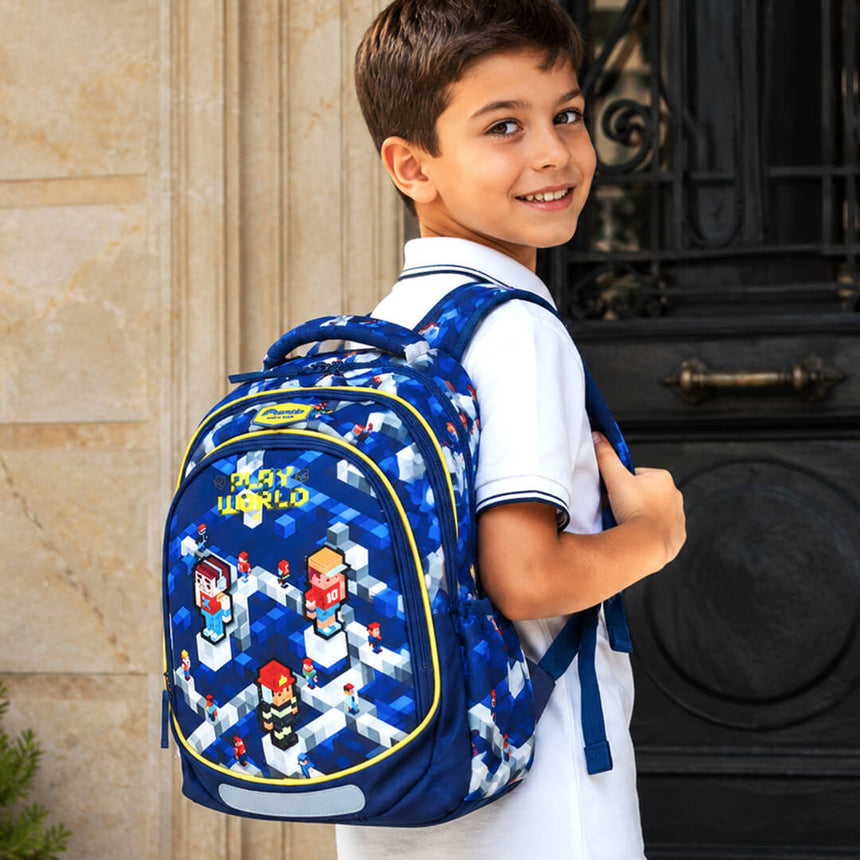 Roblox-themed school backpack set for grade 1 to 4