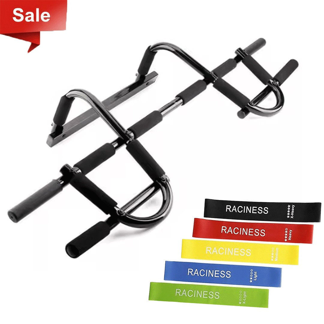Multi-functional Pull-up Bar and Resistance Band Set