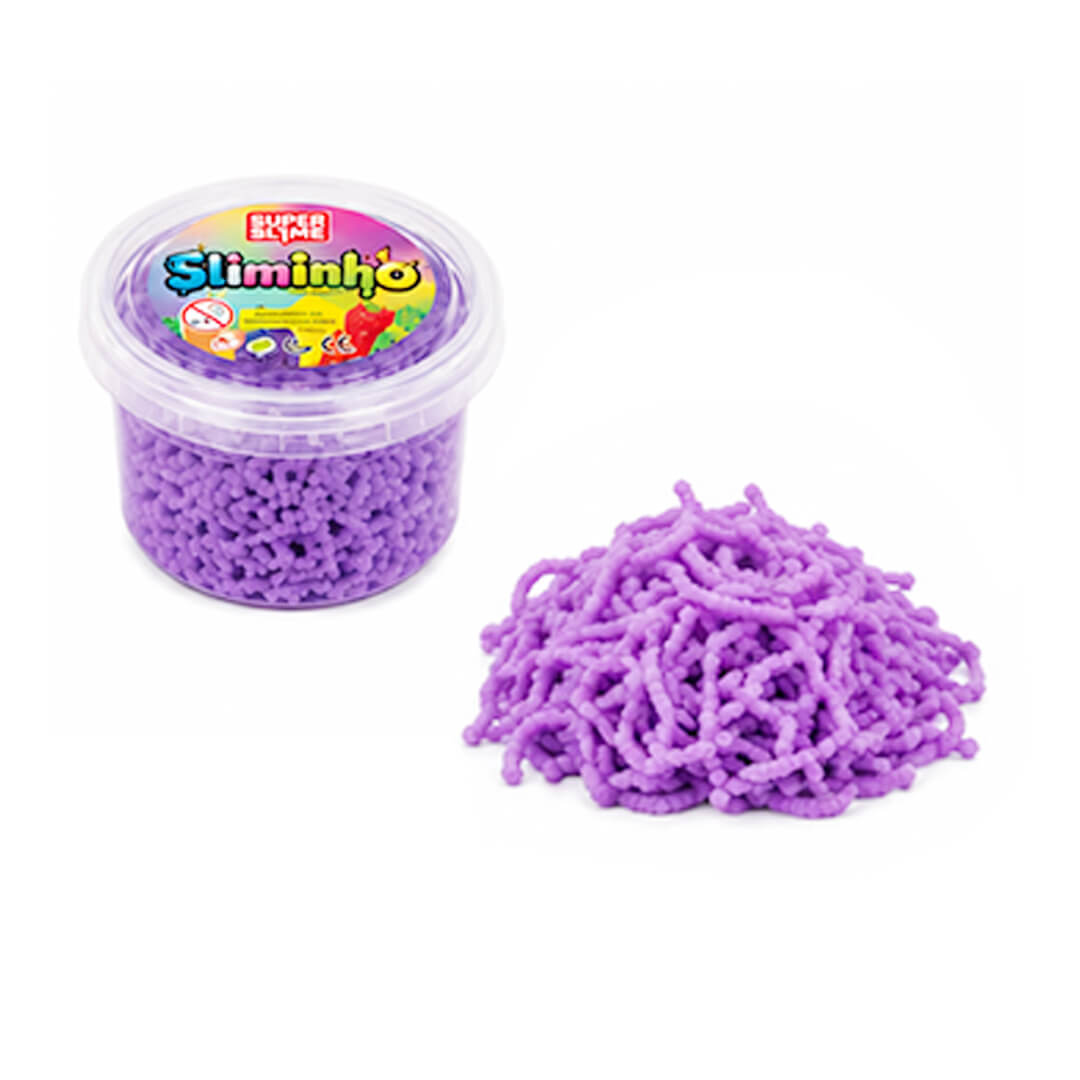 Purple Magic Noodle: a stretchy sensory toy for kids
