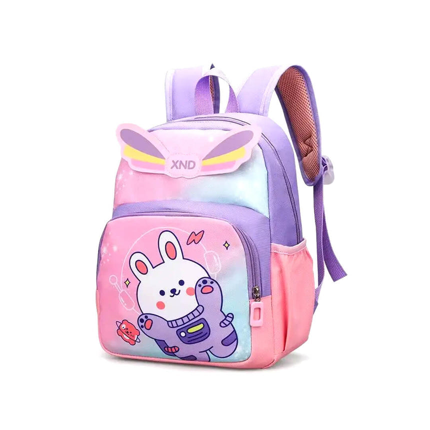 Girls astronaut rabbit backpack for preschool and kindergarten