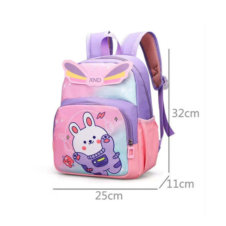 Kids' astronaut bunny backpack for preschool