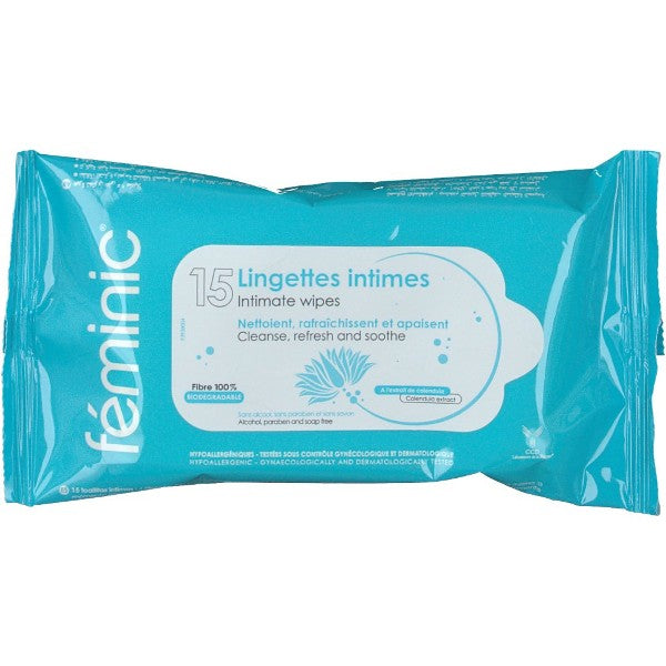 Feminic Lingettes Intime 15 Pieces