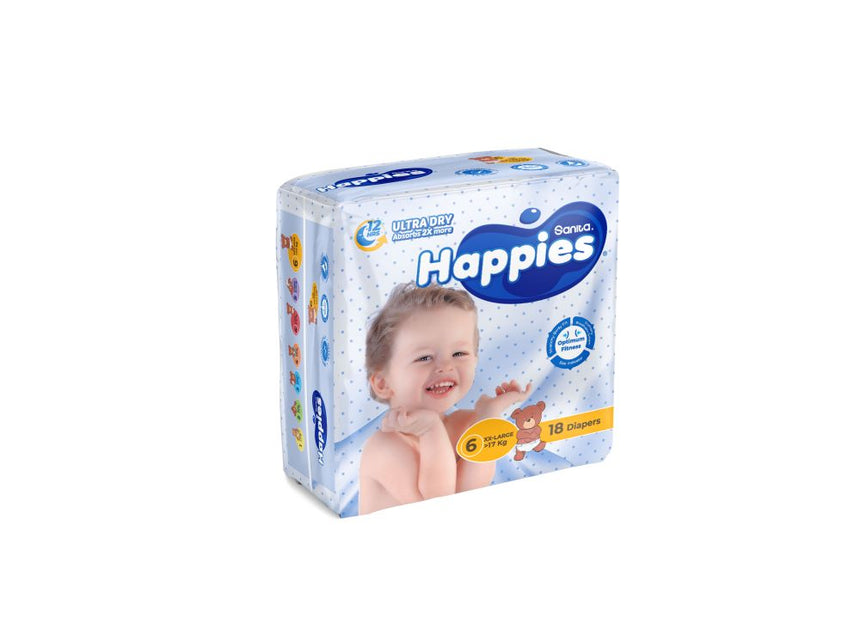 Happies Diapers 6 17 kg 18 Pieces