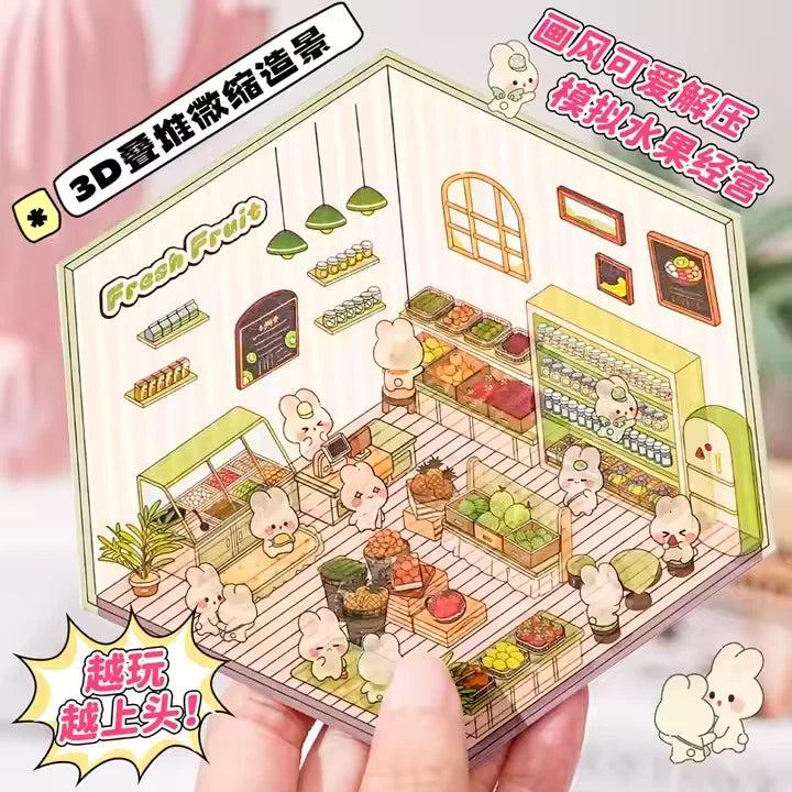 Rabbit Store Miniature World DIY Sticker