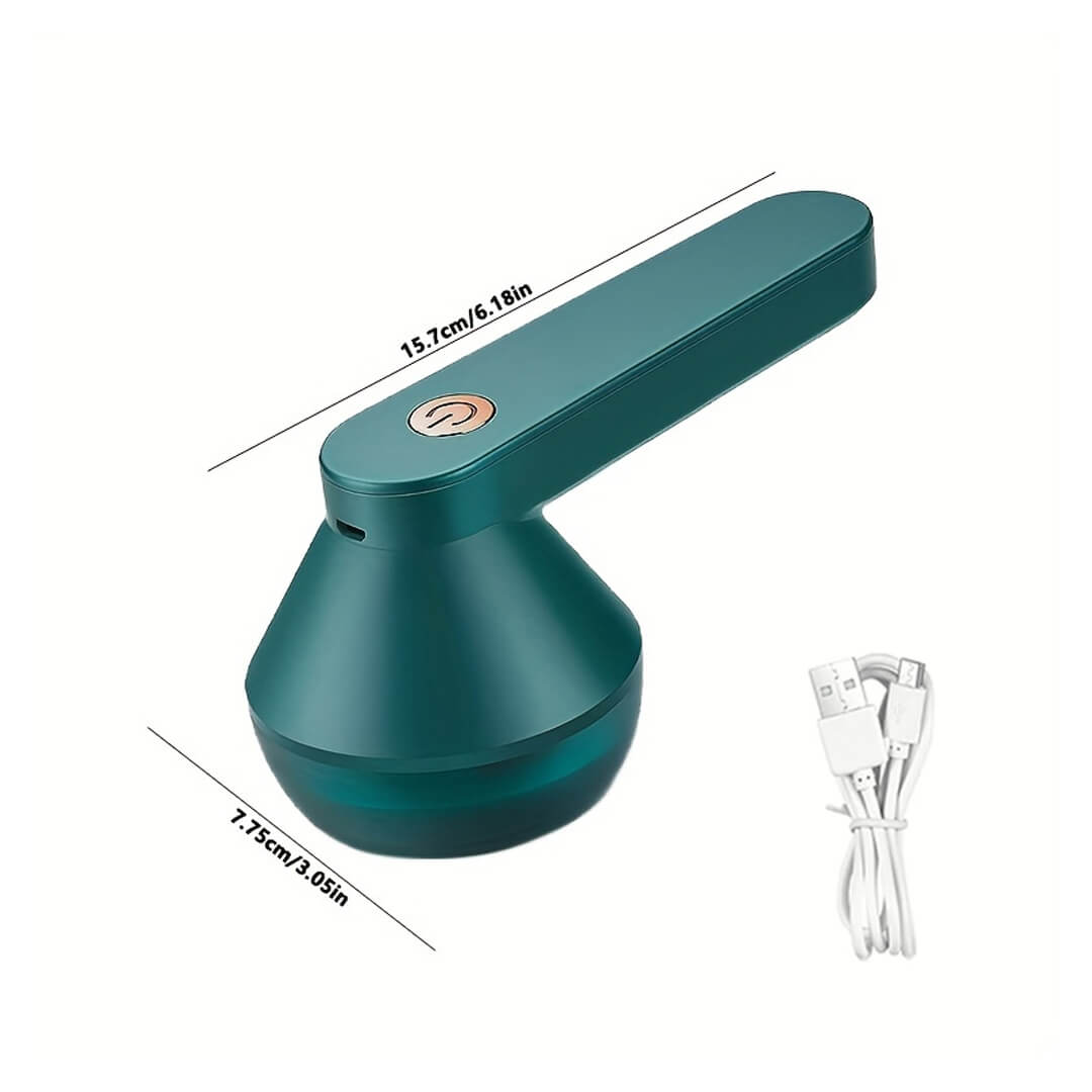 Portable lint remover with USB cable for sweater, dimensions