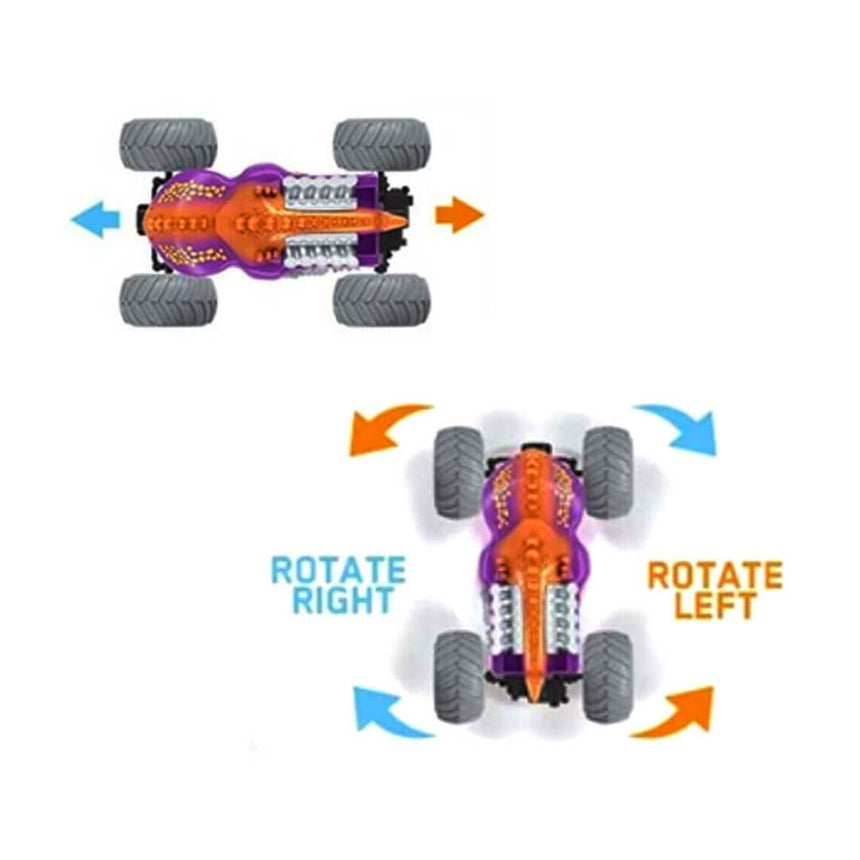 Kids' remote-control Dinosaur Truck Car, spins 360 degrees.