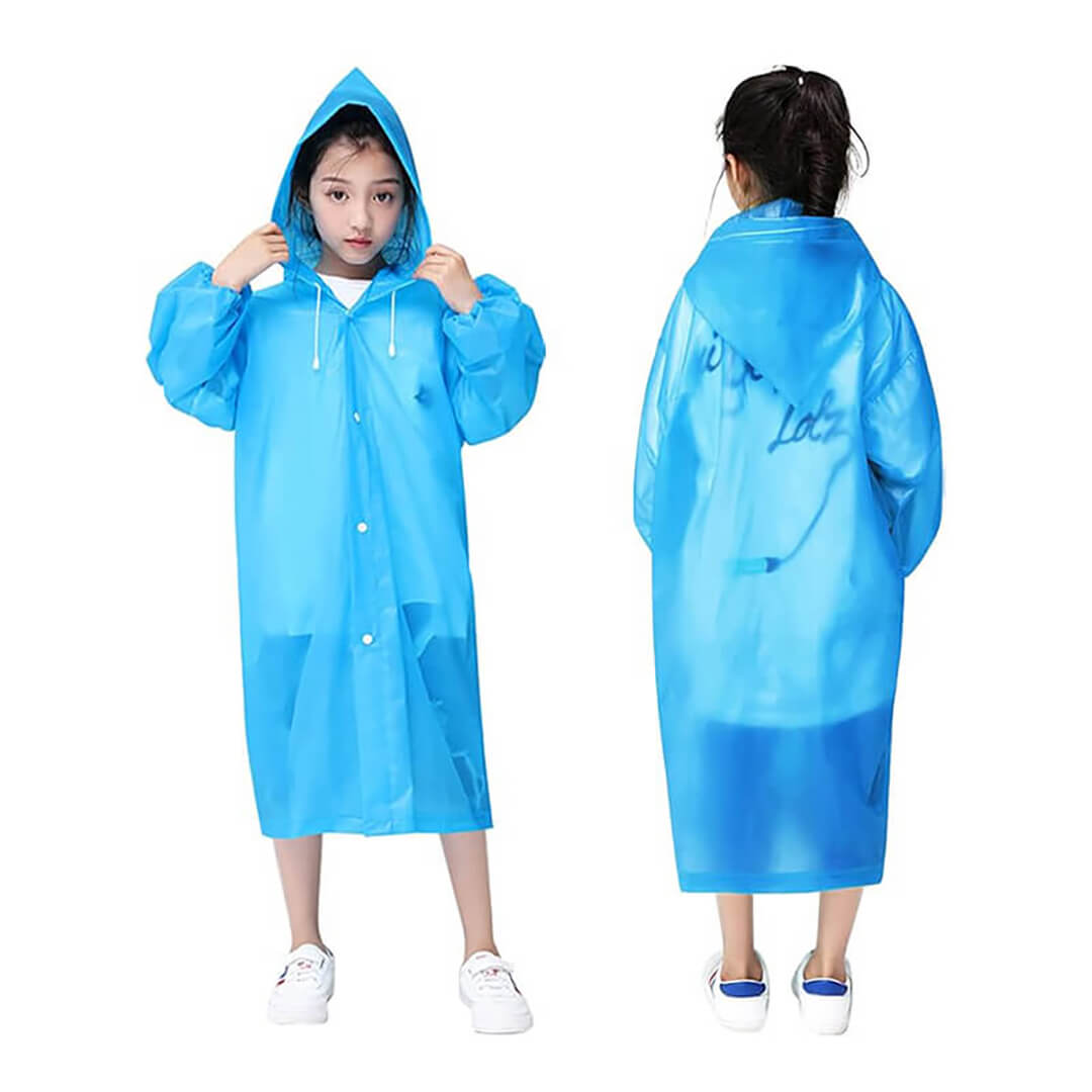 Reusable Waterproof Children’s Raincoat (6 - 10 years)