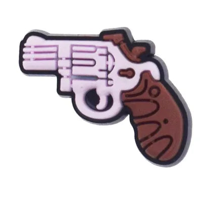 Revolver Weapon Jibbitz Croc Charms - Crocs