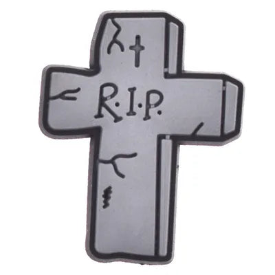 RIP Cross Spooky Halloween Jibbitz Croc Charms -  Crocs