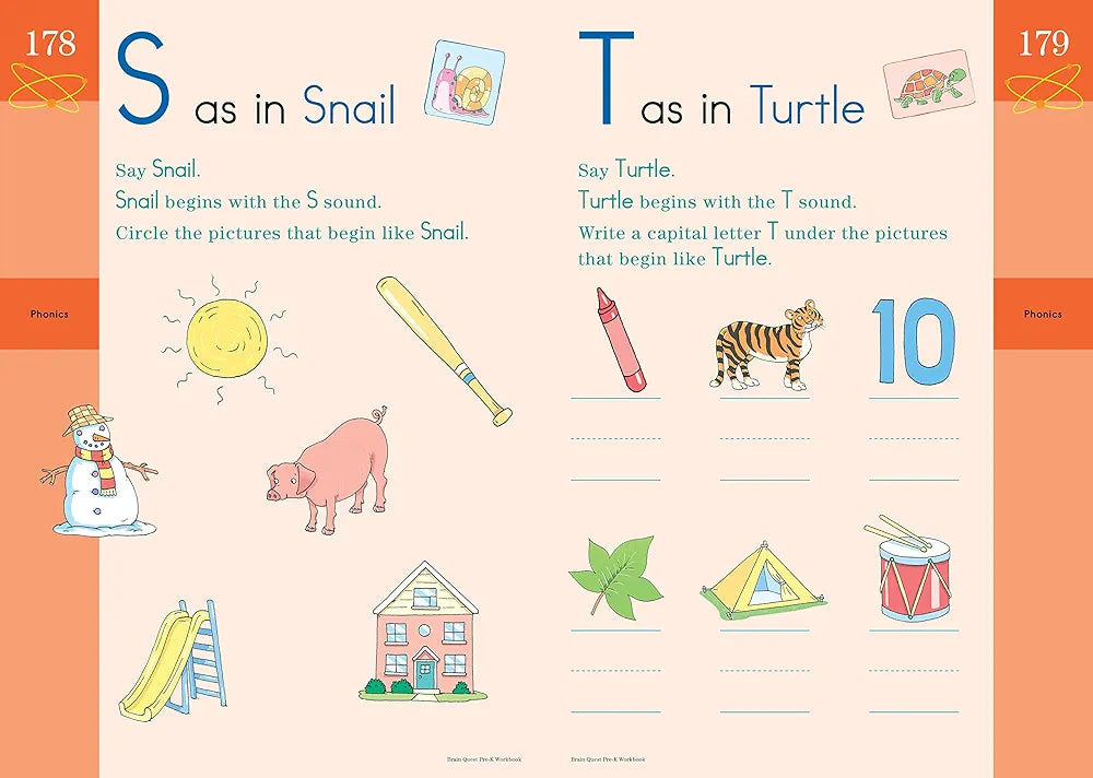 Brain Quest Workbook | Soft Cover | Pre-k To G1