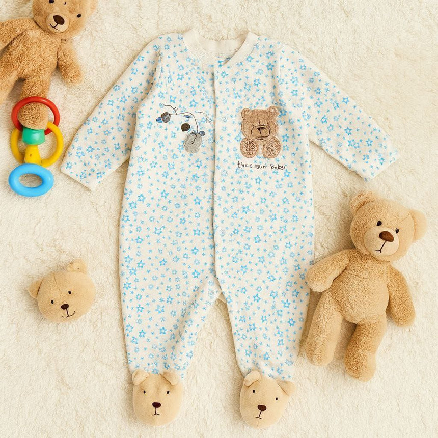 Jumpsuit For Baby Boy Bear Design 0-12m