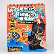 Smiggle By Me! Smigglets Hangry Heroes - Scratch Book | 20 Pages | 6+