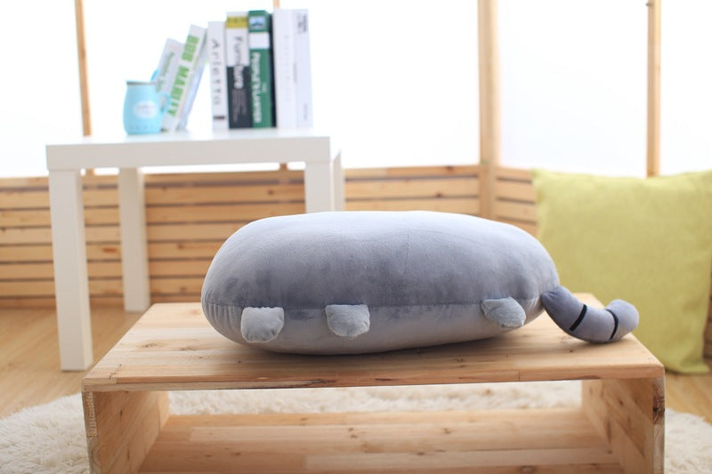 Cute Cat Plush Pillow – 45cm