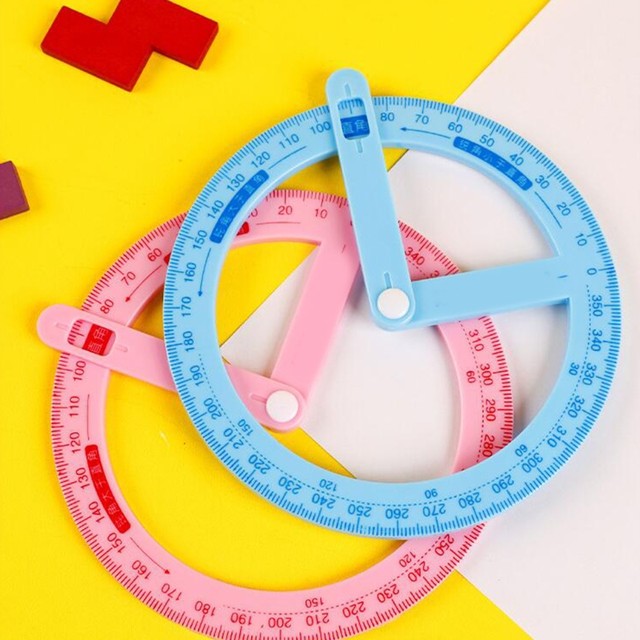 Jouka Joue Plastic Protractor Ruler Students