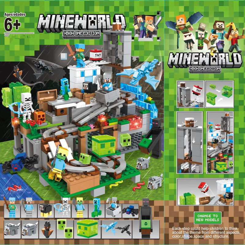 My World Mining Adventure Building Blocks Set - 587 Pcs - 6+